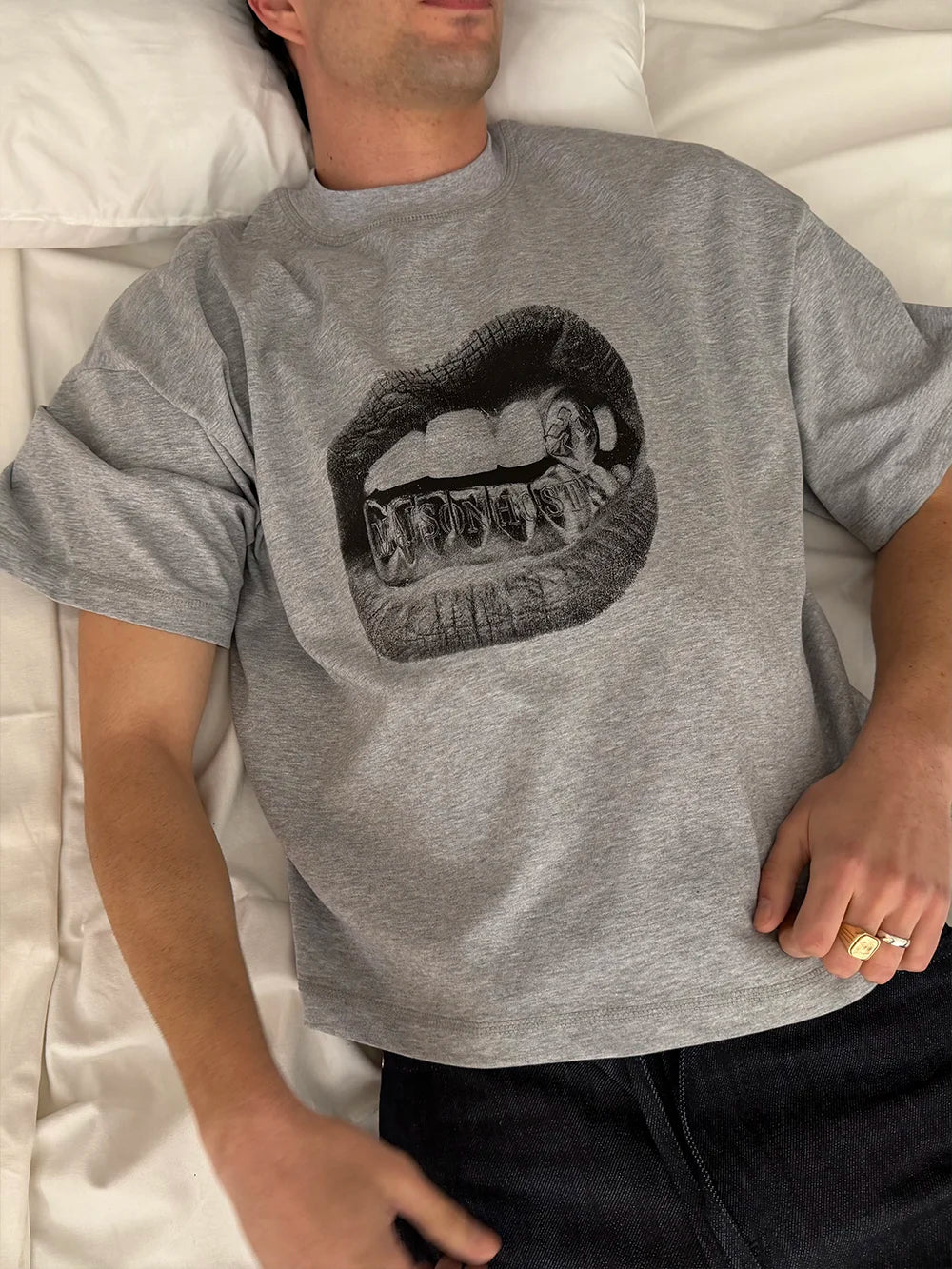 GRILLZ GREY TEE