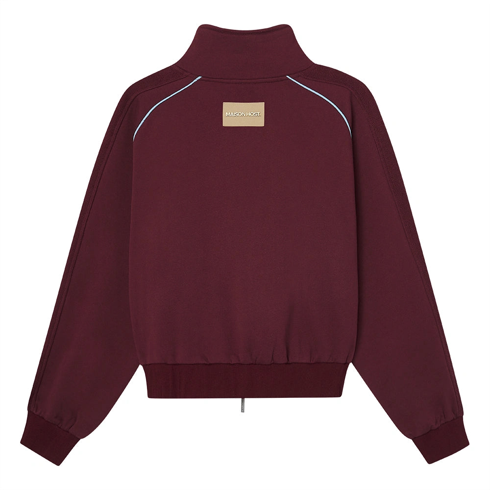 CAZADORA REVERSIBLE BURDEOS