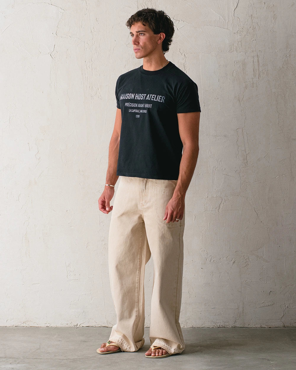 ATELIER SLIM TEE BLACK