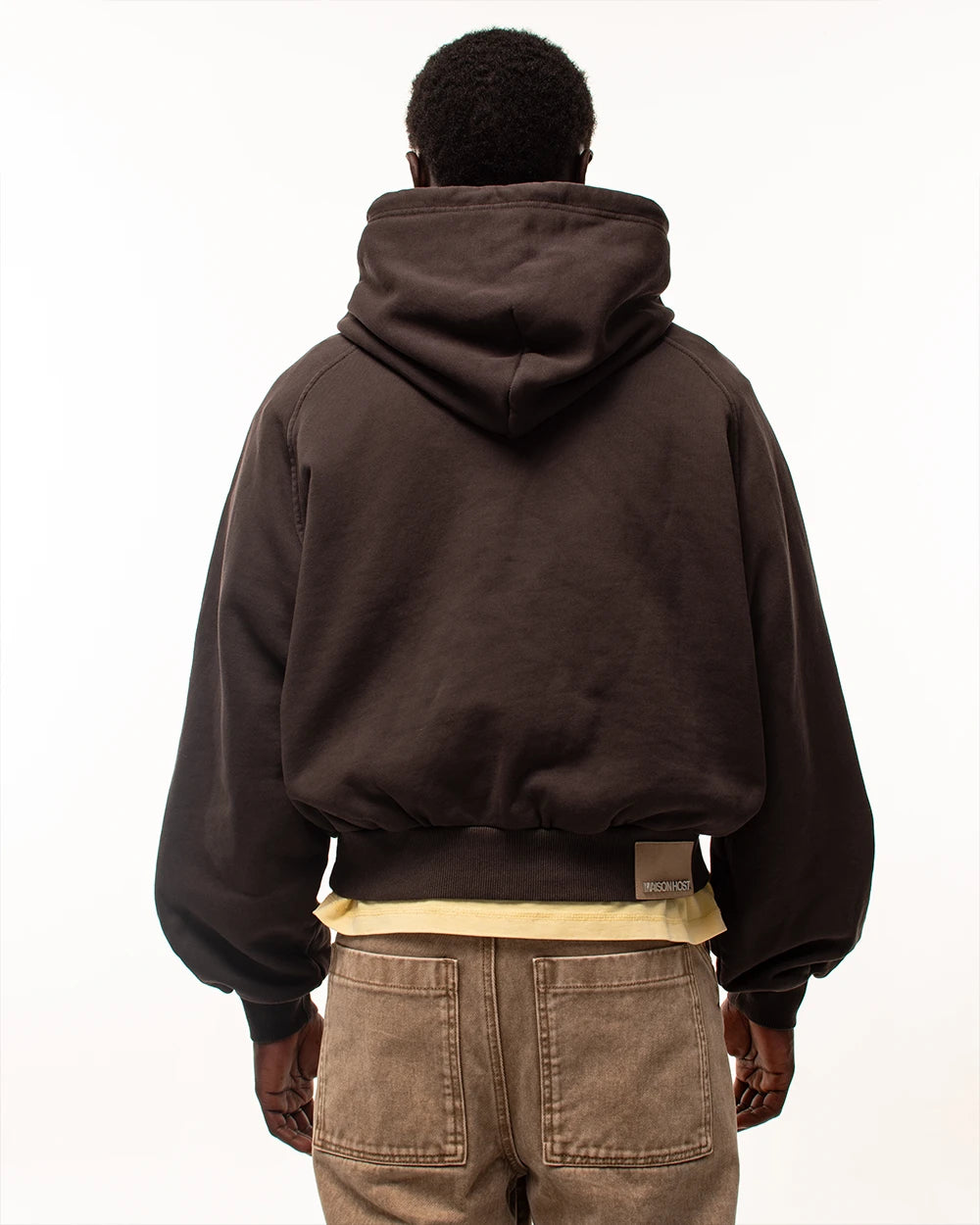 BIENVENUE HOODIE CHOCOLATE