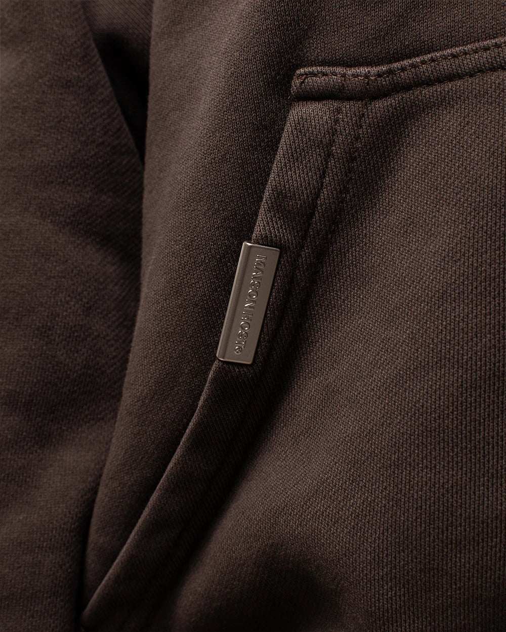 BIENVENUE HOODIE CHOCOLATE