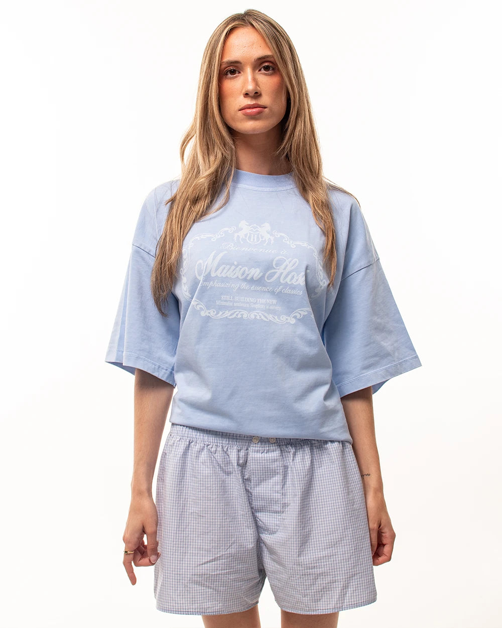 BIENVENUE BLUE TEE