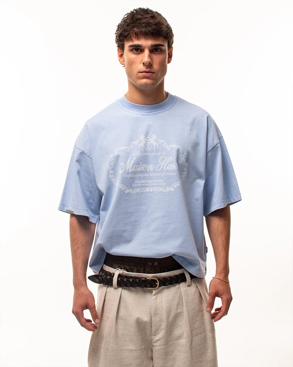 BIENVENUE BLUE TEE