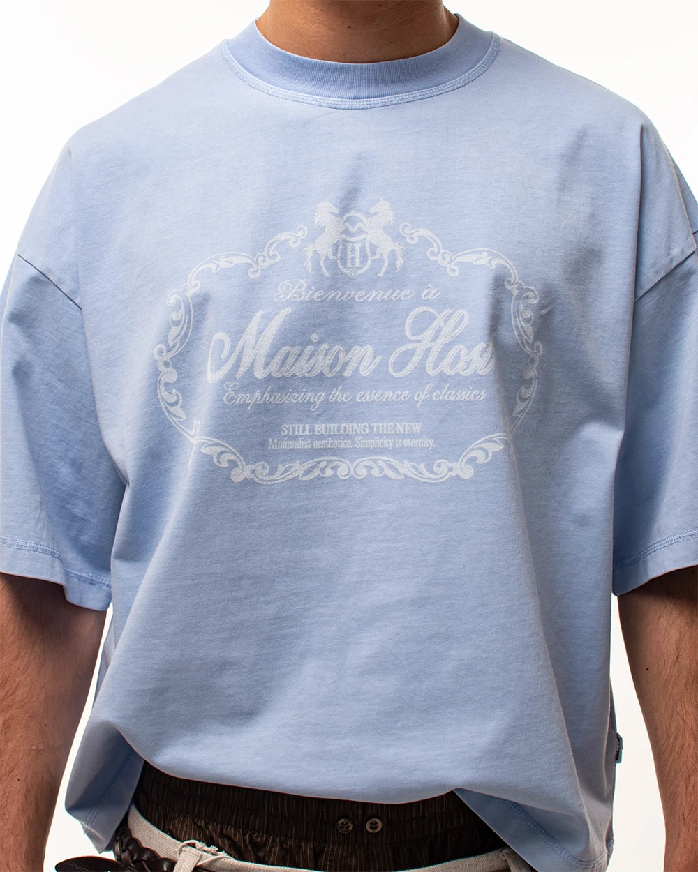 BIENVENUE BLUE TEE