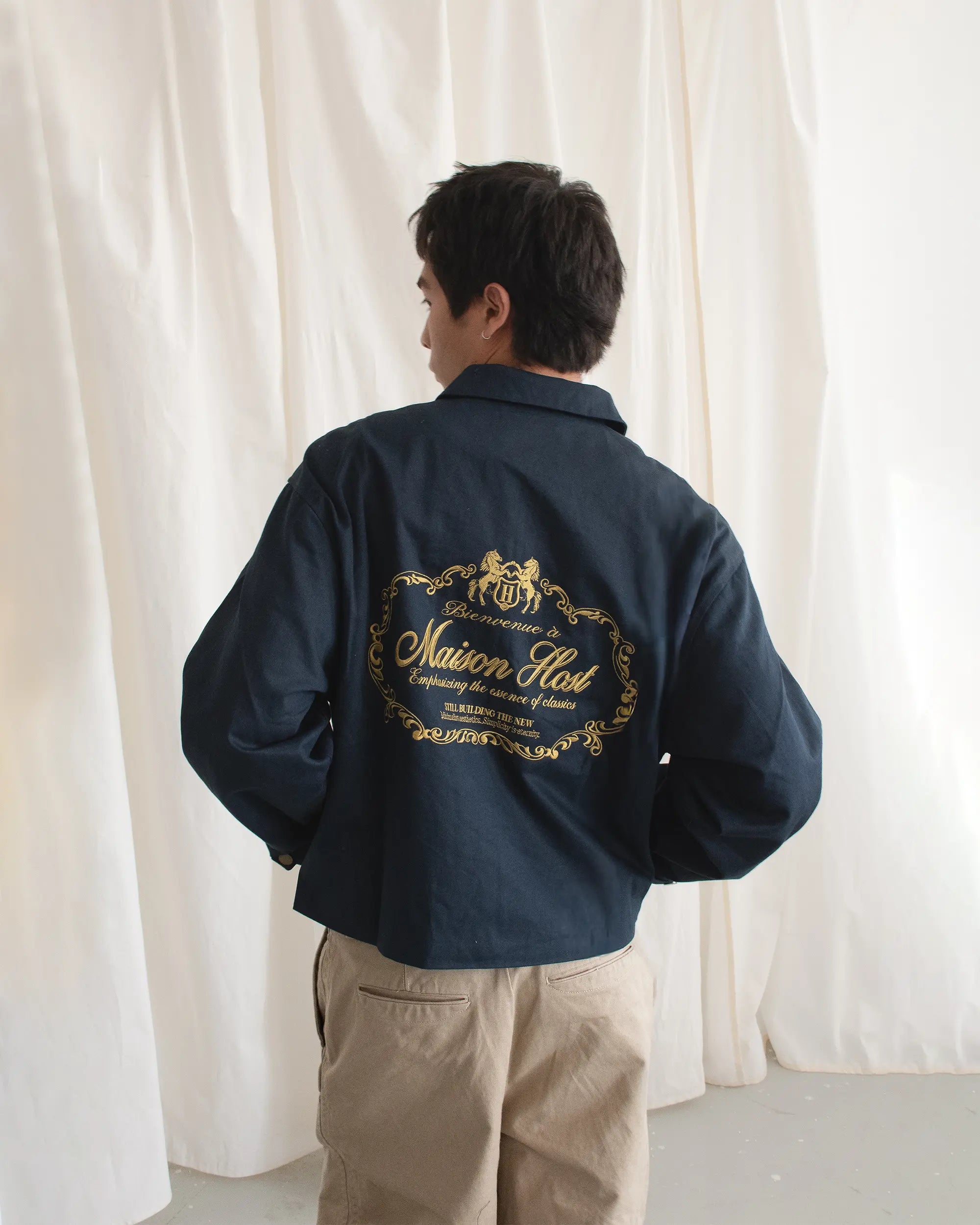 CHAQUETA BIENVENUE AZUL MARINO