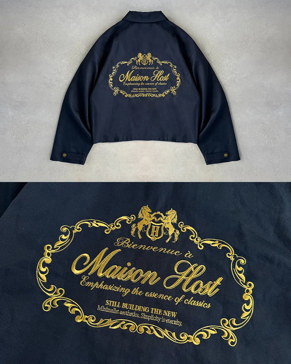 CHAQUETA BIENVENUE AZUL MARINO