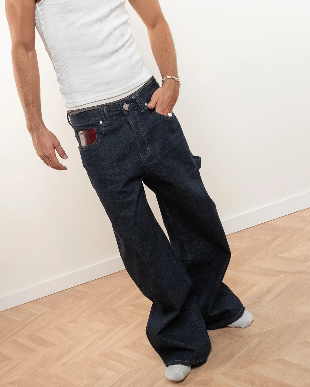 MH CARPENTER RAW JEANS