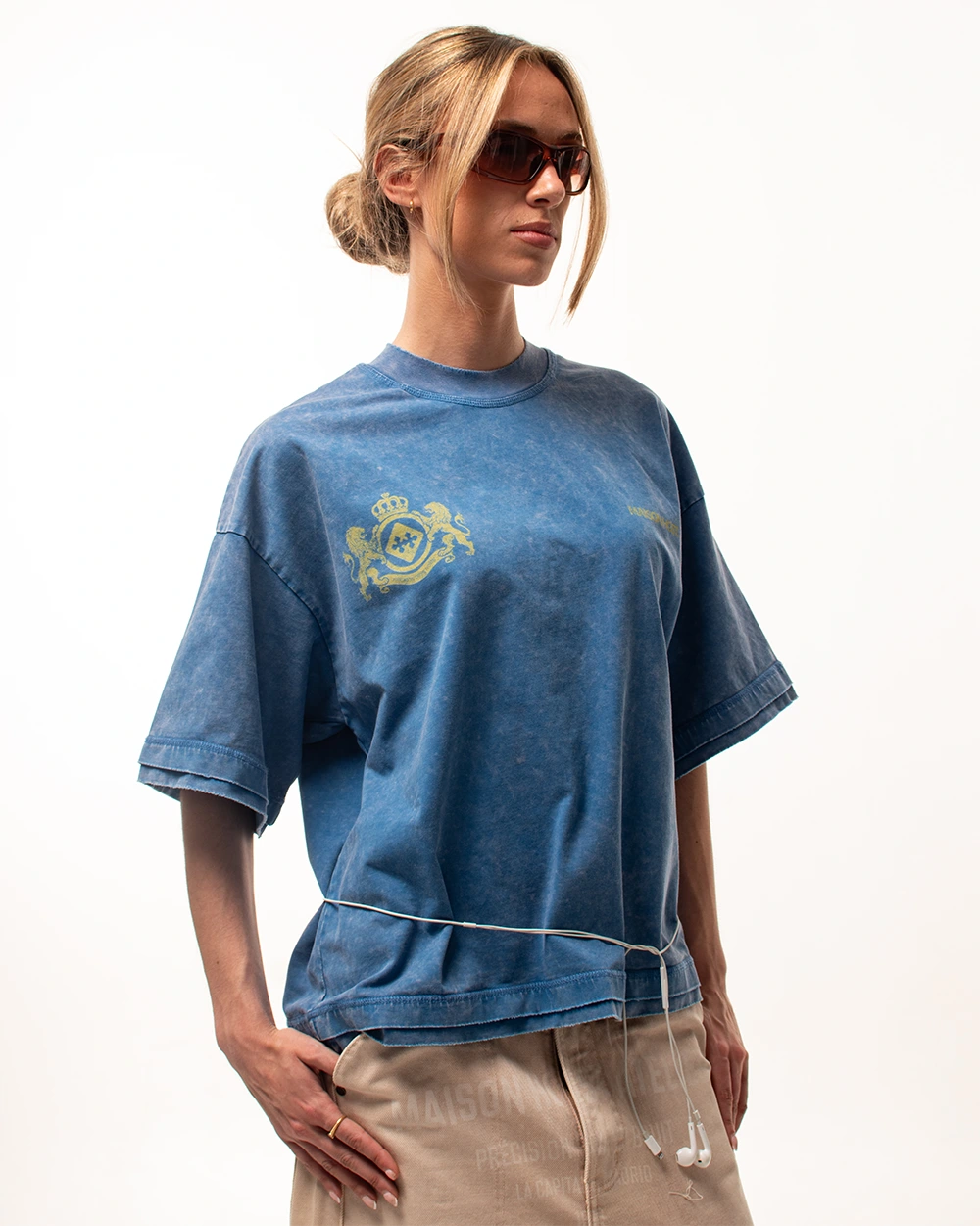 ESSENTIAL MH CREST TEE BLUE