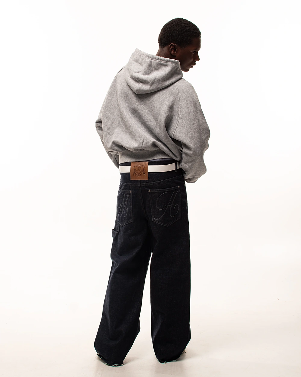 CREST GREY HOODIE
