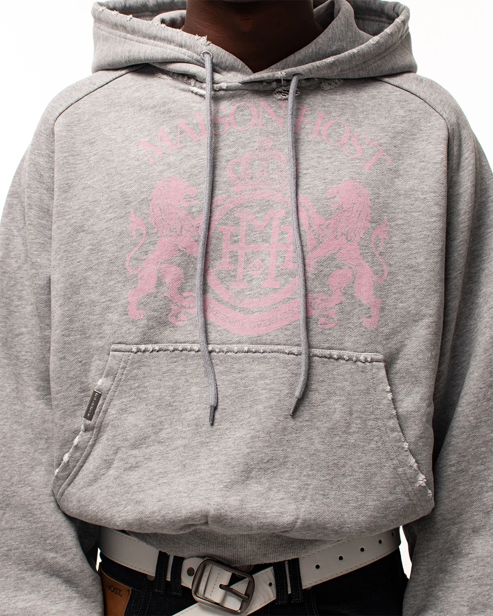 CREST GREY HOODIE