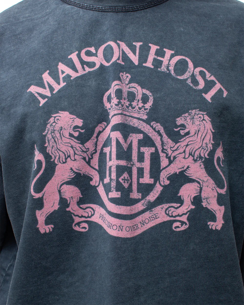 CREST NAVY TEE
