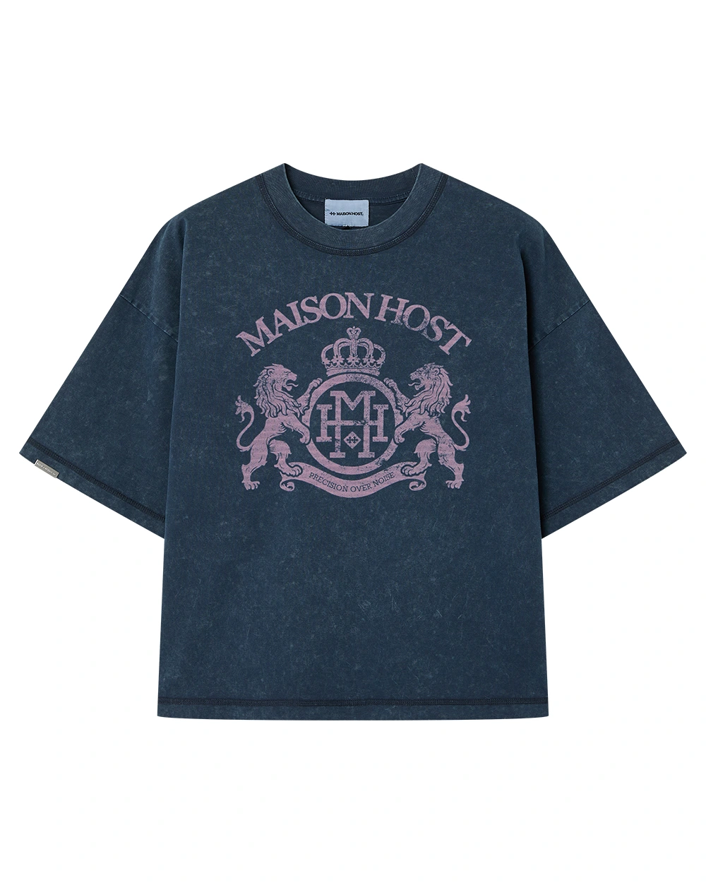 CREST NAVY TEE