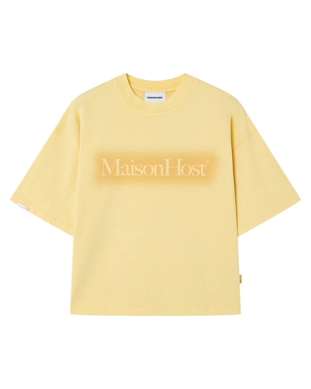 SPRAY LOGO YELLOW TEE