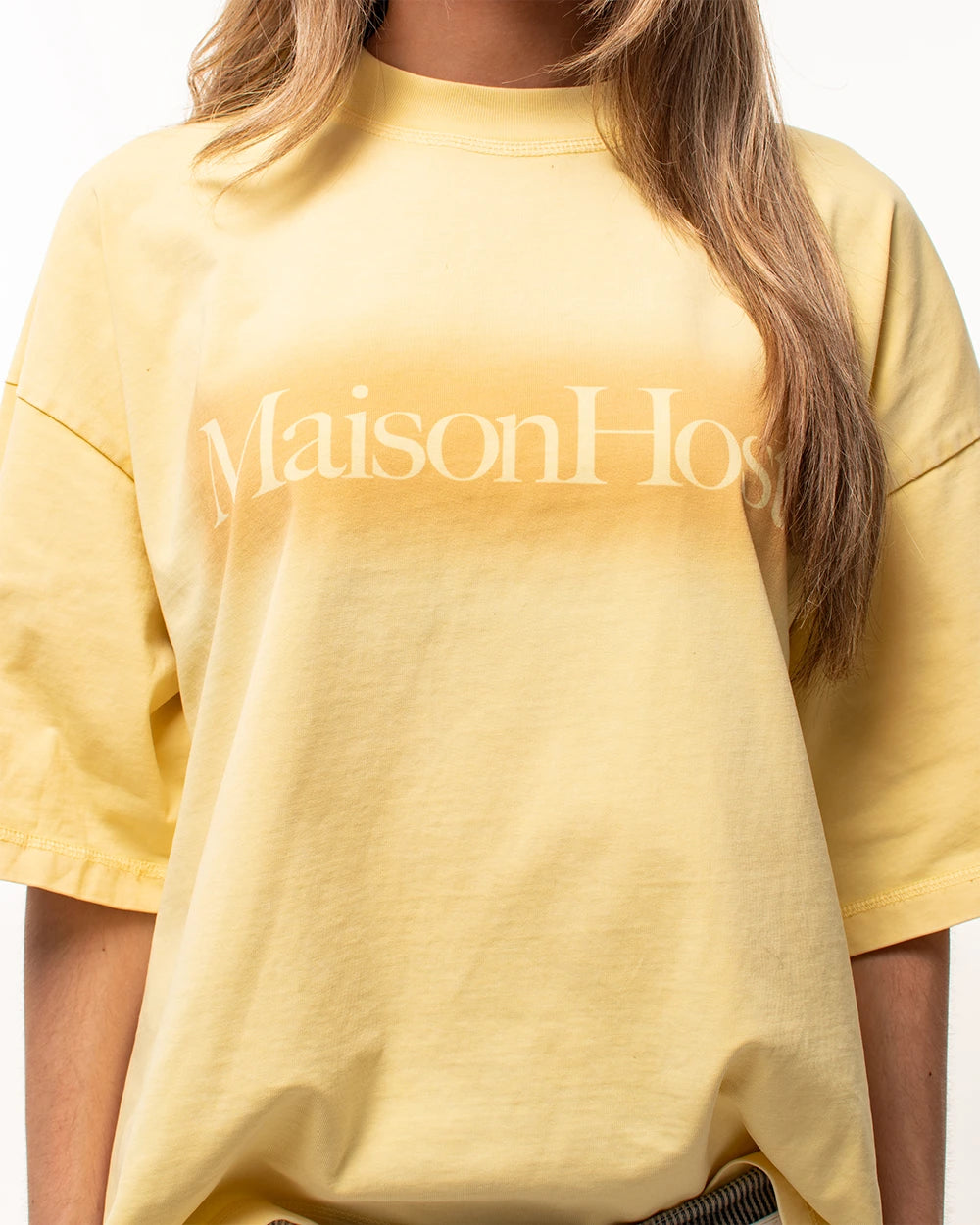 SPRAY LOGO YELLOW TEE