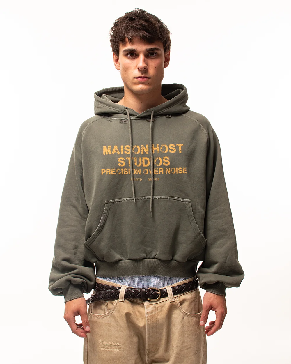 STATEMENT GREEN HOODIE