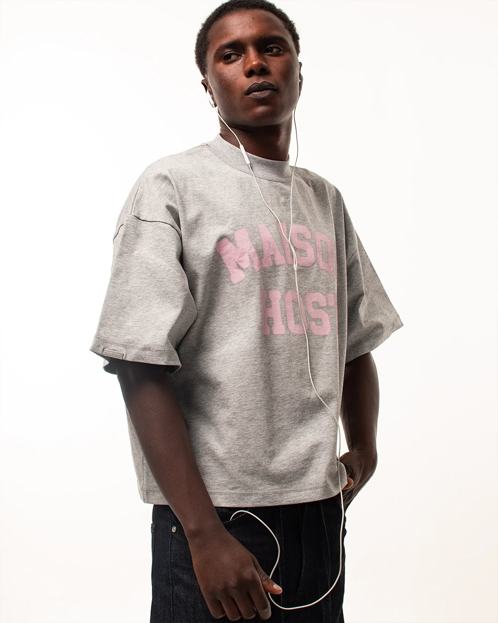 SPRAY VARSITY GREY TEE