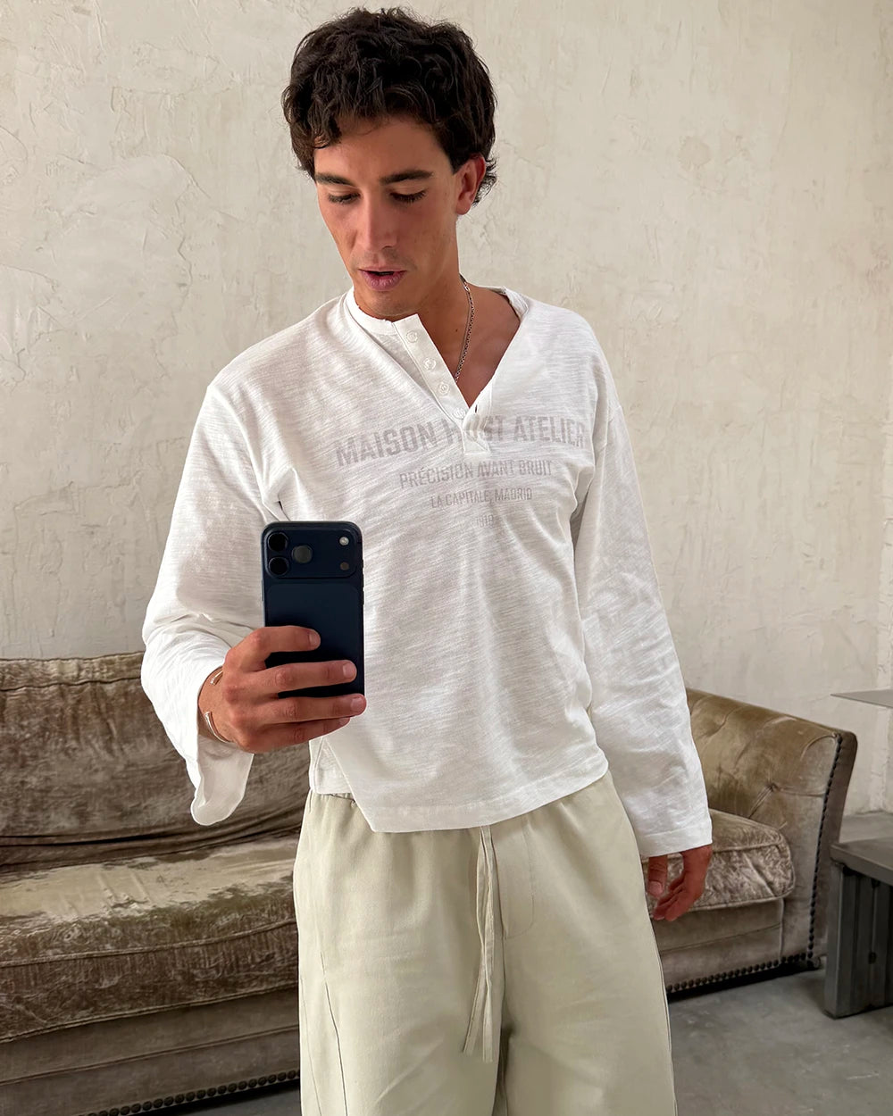 ATELIER HENLEY TEE