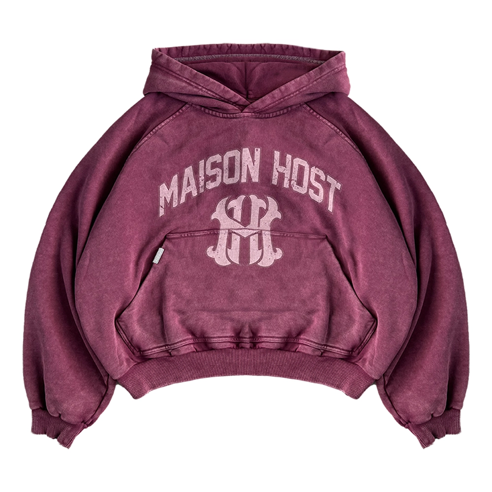 HOMERUN BURGUNDY HOODIE