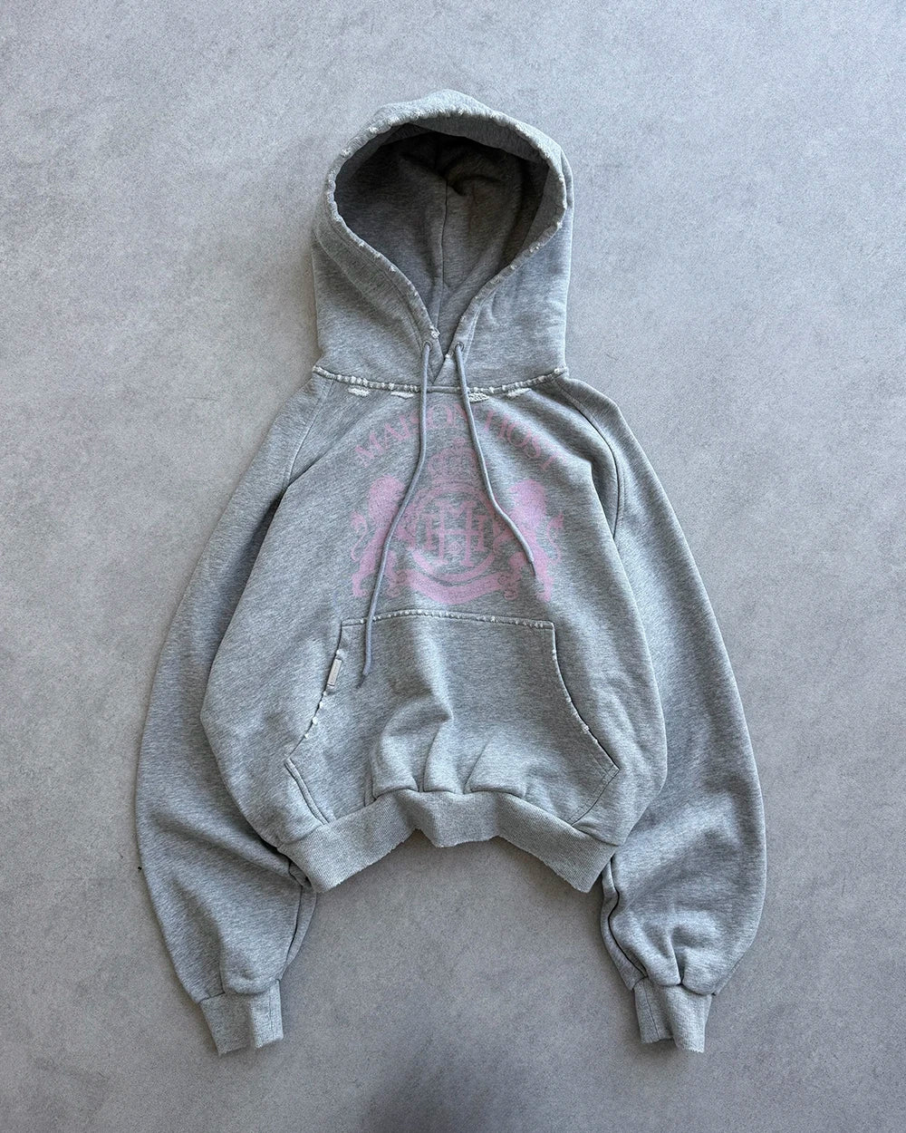 CREST GREY HOODIE
