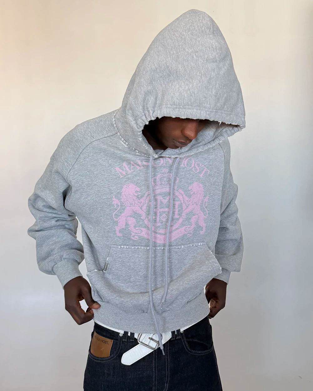 CREST GREY HOODIE