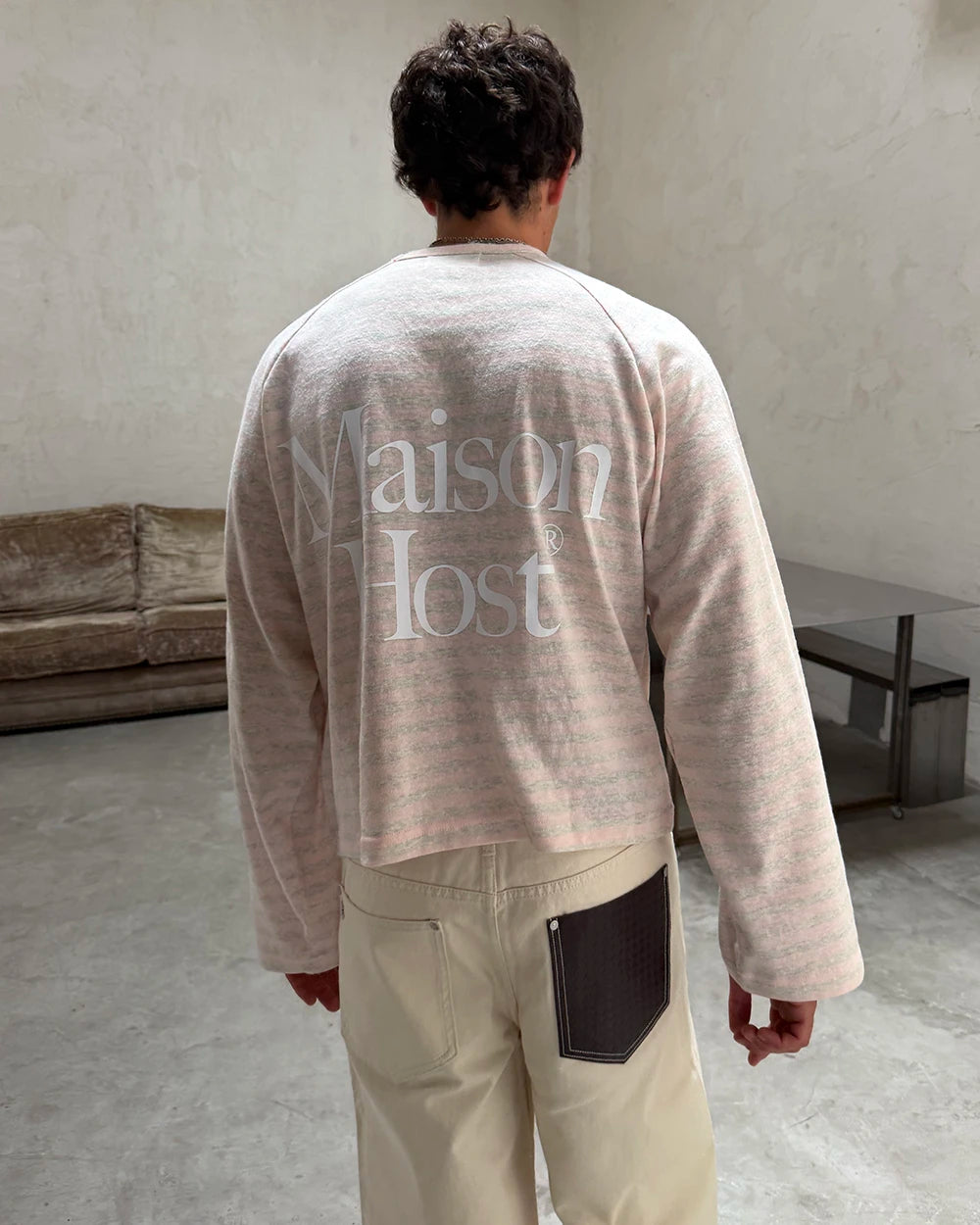 STRIPED RAG LONGSLEEVE PINK