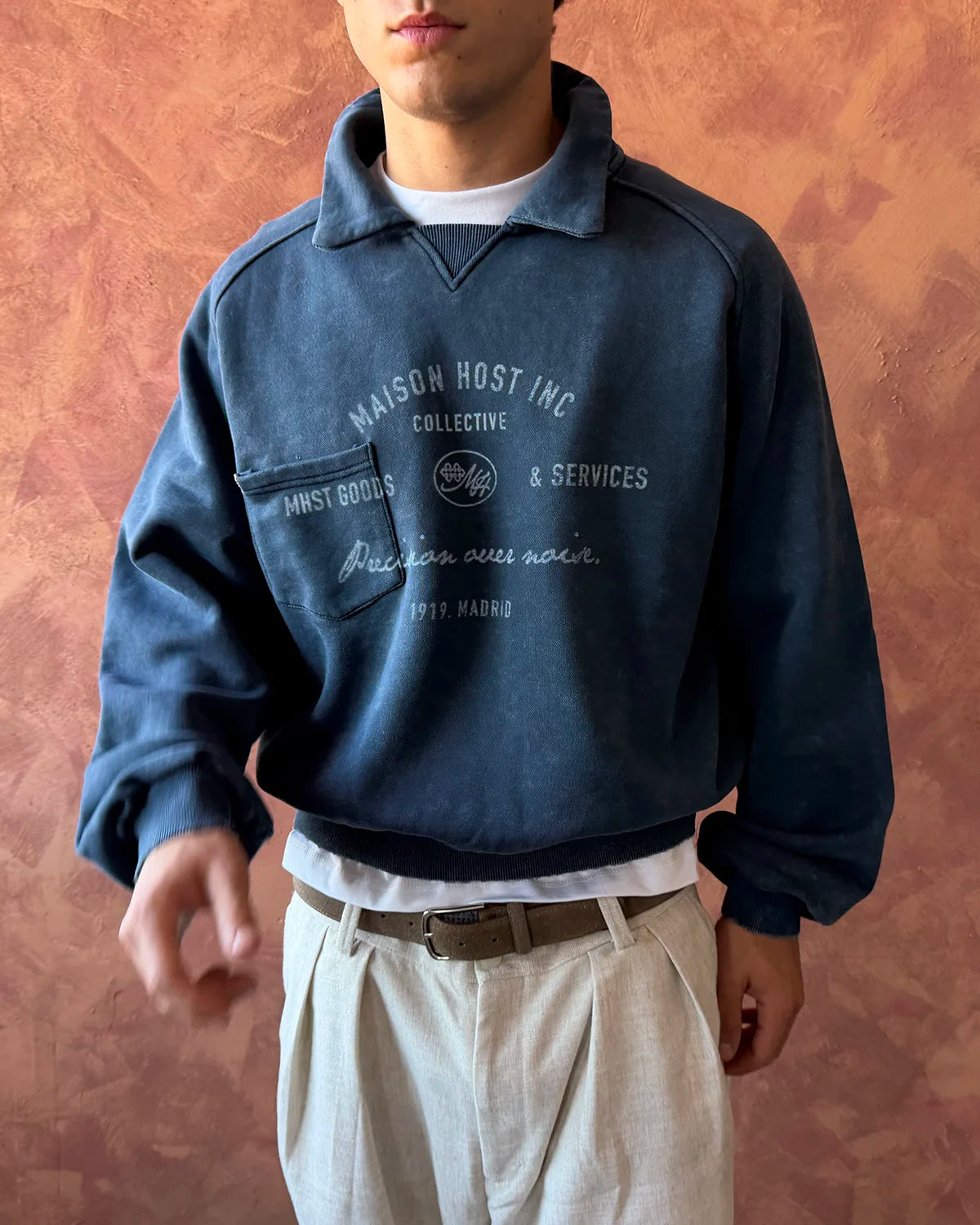 MH SERVICE POLO CREWNECK