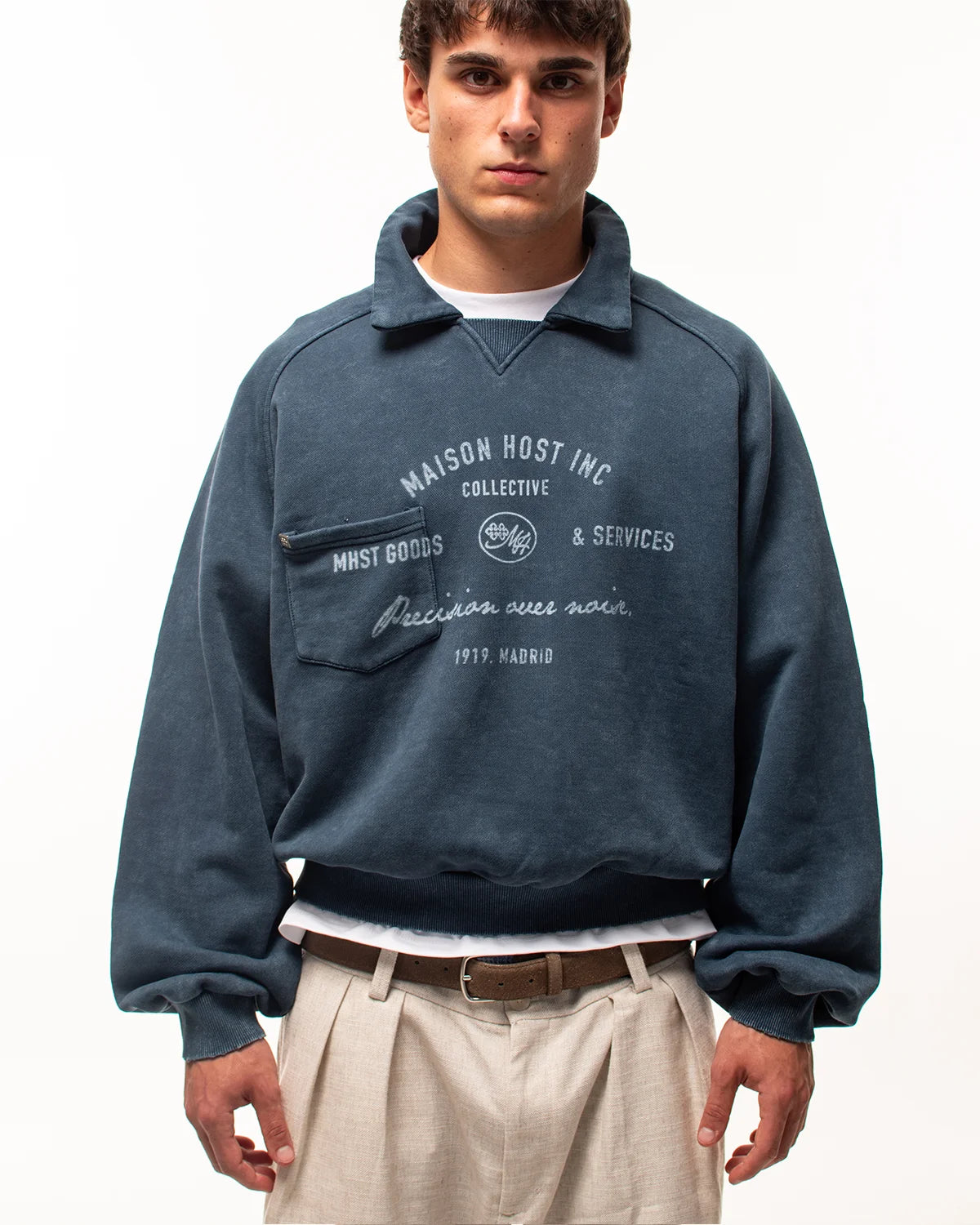 MH SERVICE POLO CREWNECK