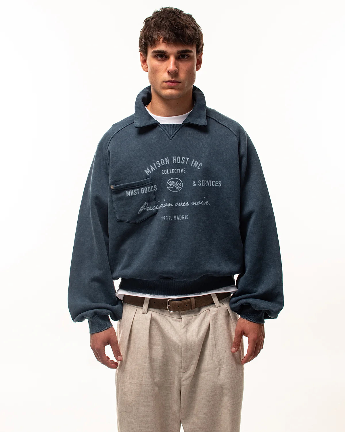 MH SERVICE POLO CREWNECK