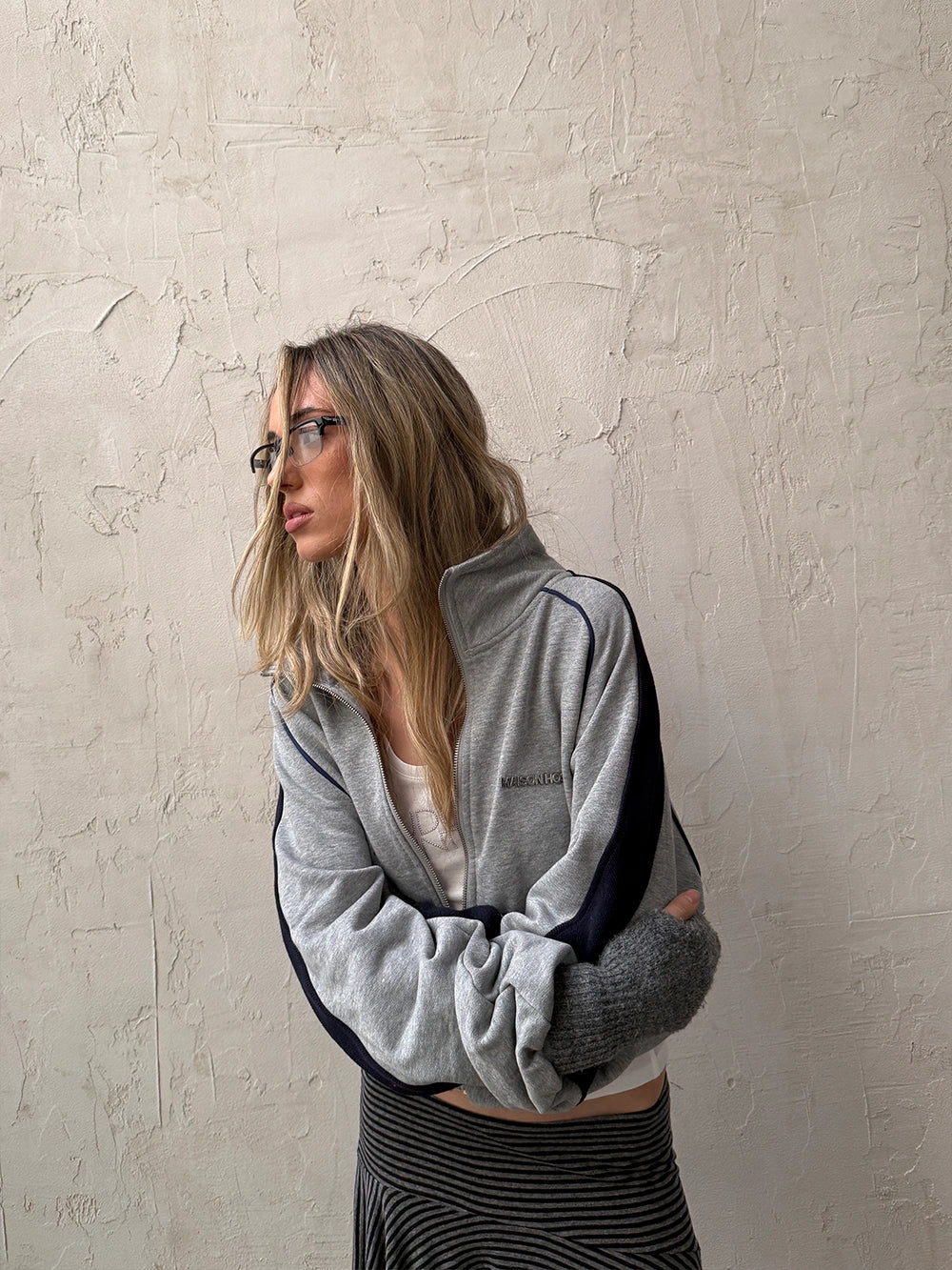 CHAQUETA REVERSIBLE GRIS