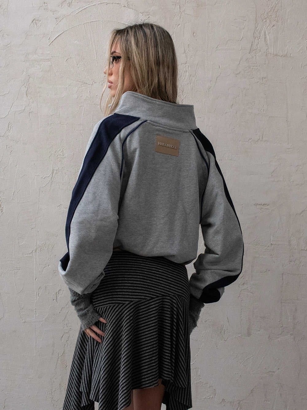 CHAQUETA REVERSIBLE GRIS