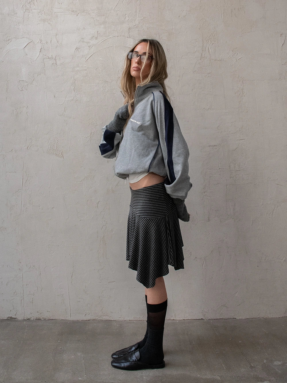 CHAQUETA REVERSIBLE GRIS