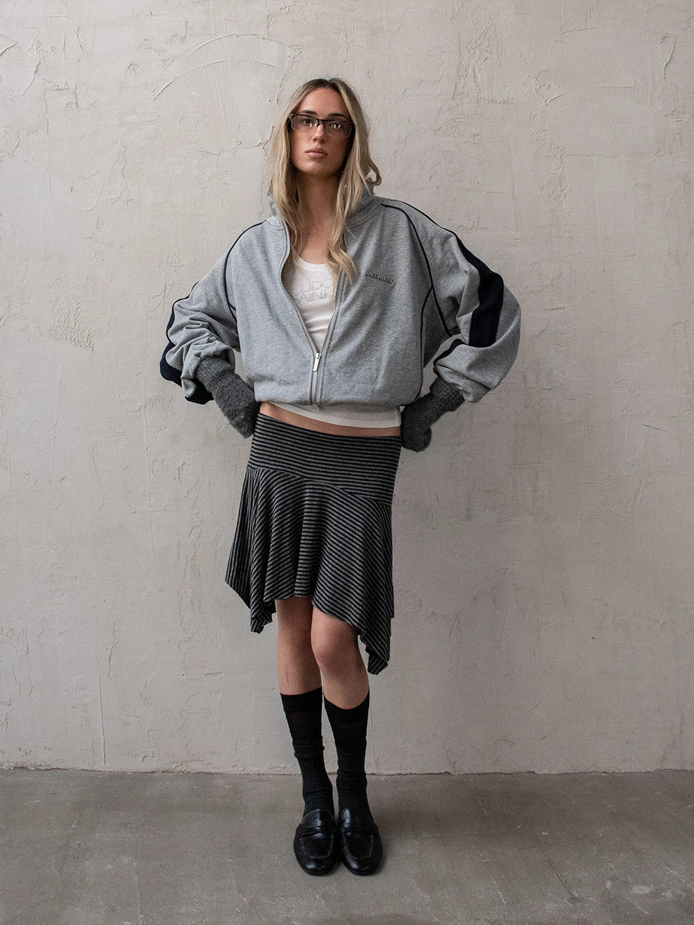 CHAQUETA REVERSIBLE GRIS