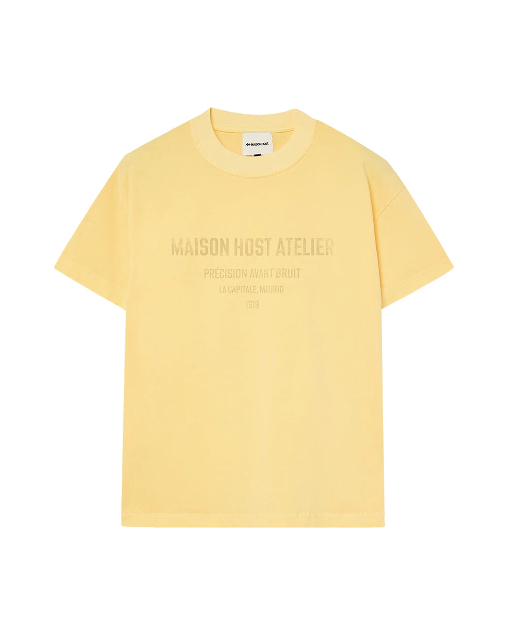 ATELIER SLIM TEE YELLOW