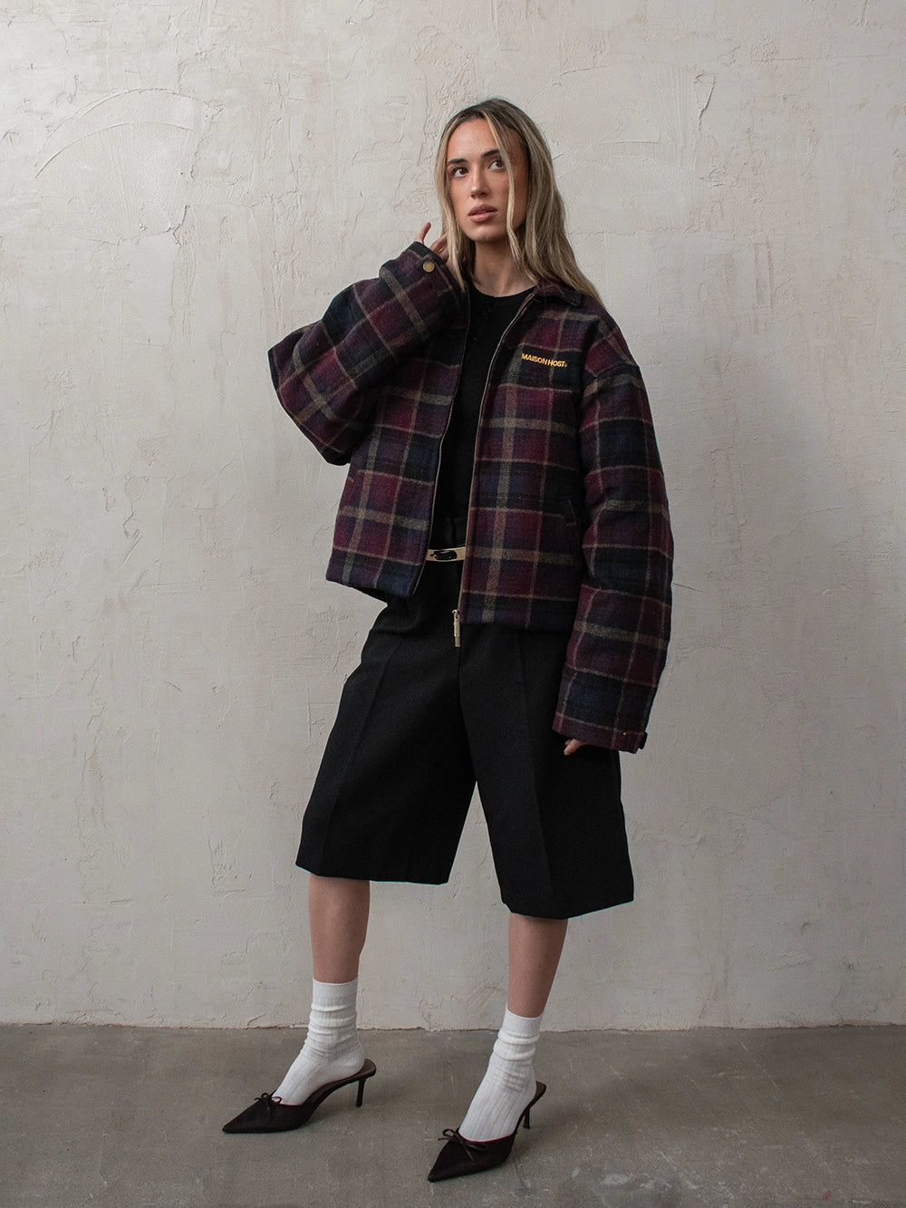 CHAQUETA DE TARTÁN