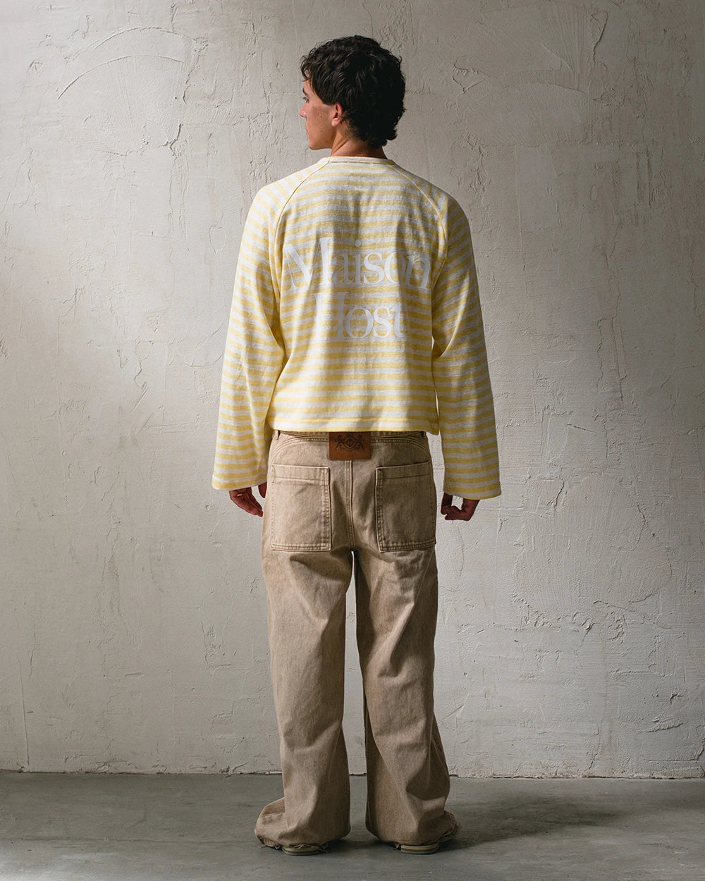 STRIPED RAG LONGSLEEVE YELLOW