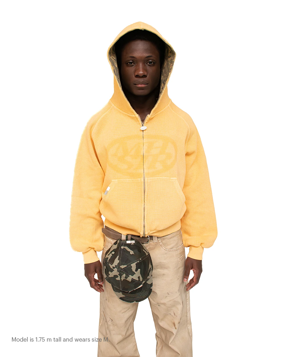 Sudadera con capucha y cremallera MHSTR Waffle