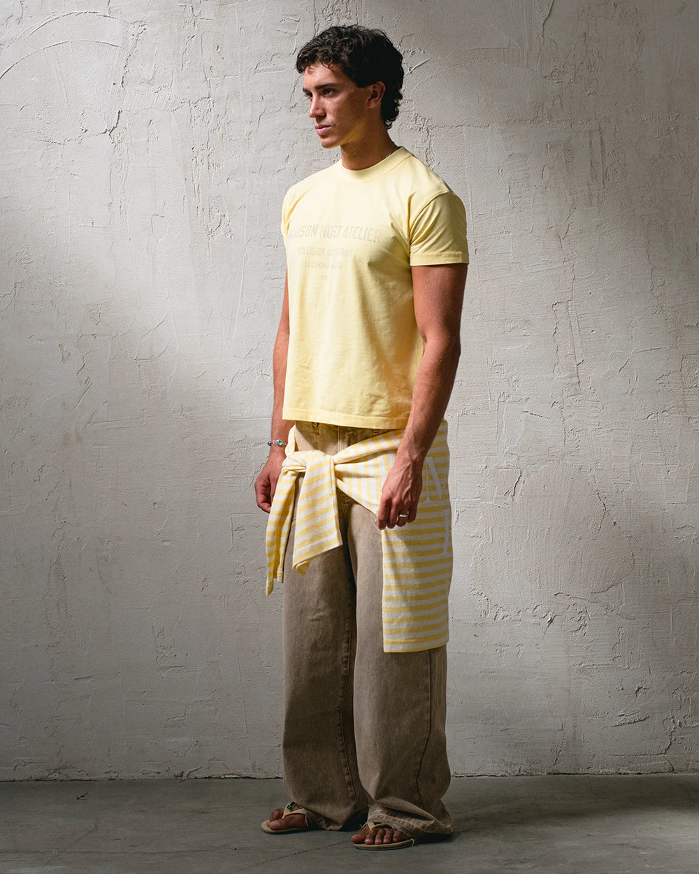 ATELIER SLIM TEE YELLOW