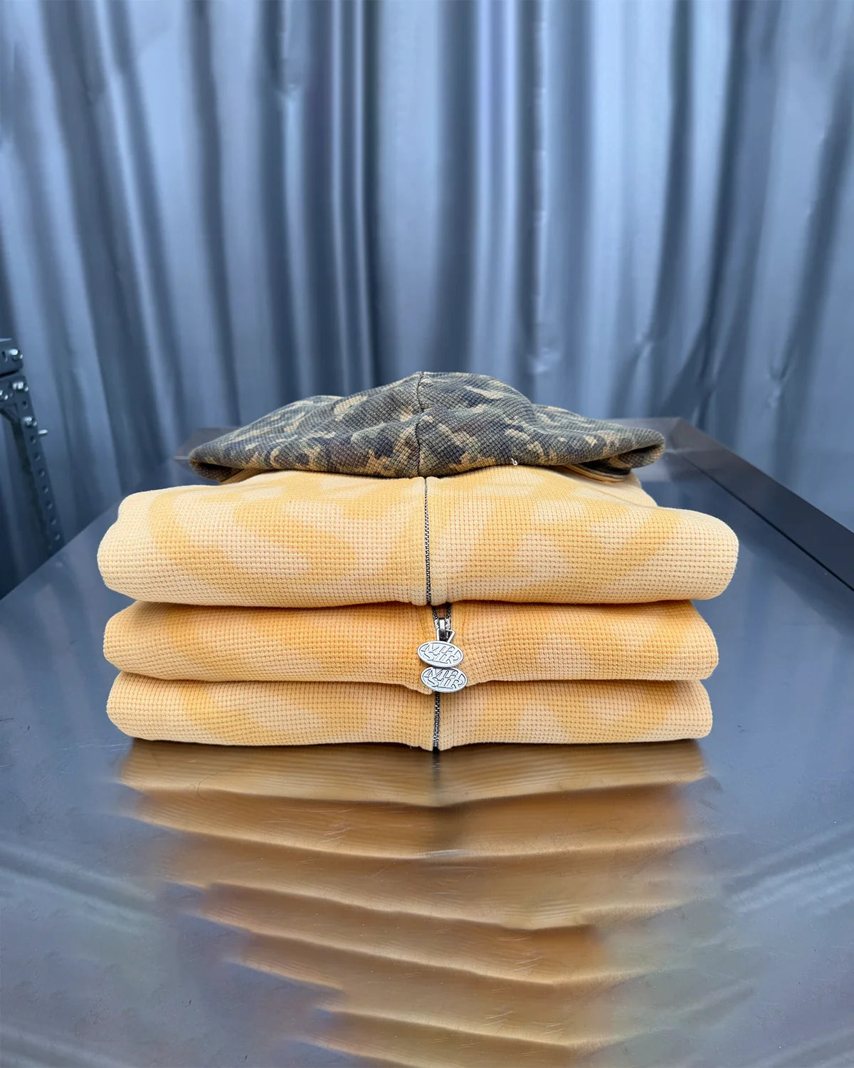 Sudadera con capucha y cremallera MHSTR Waffle