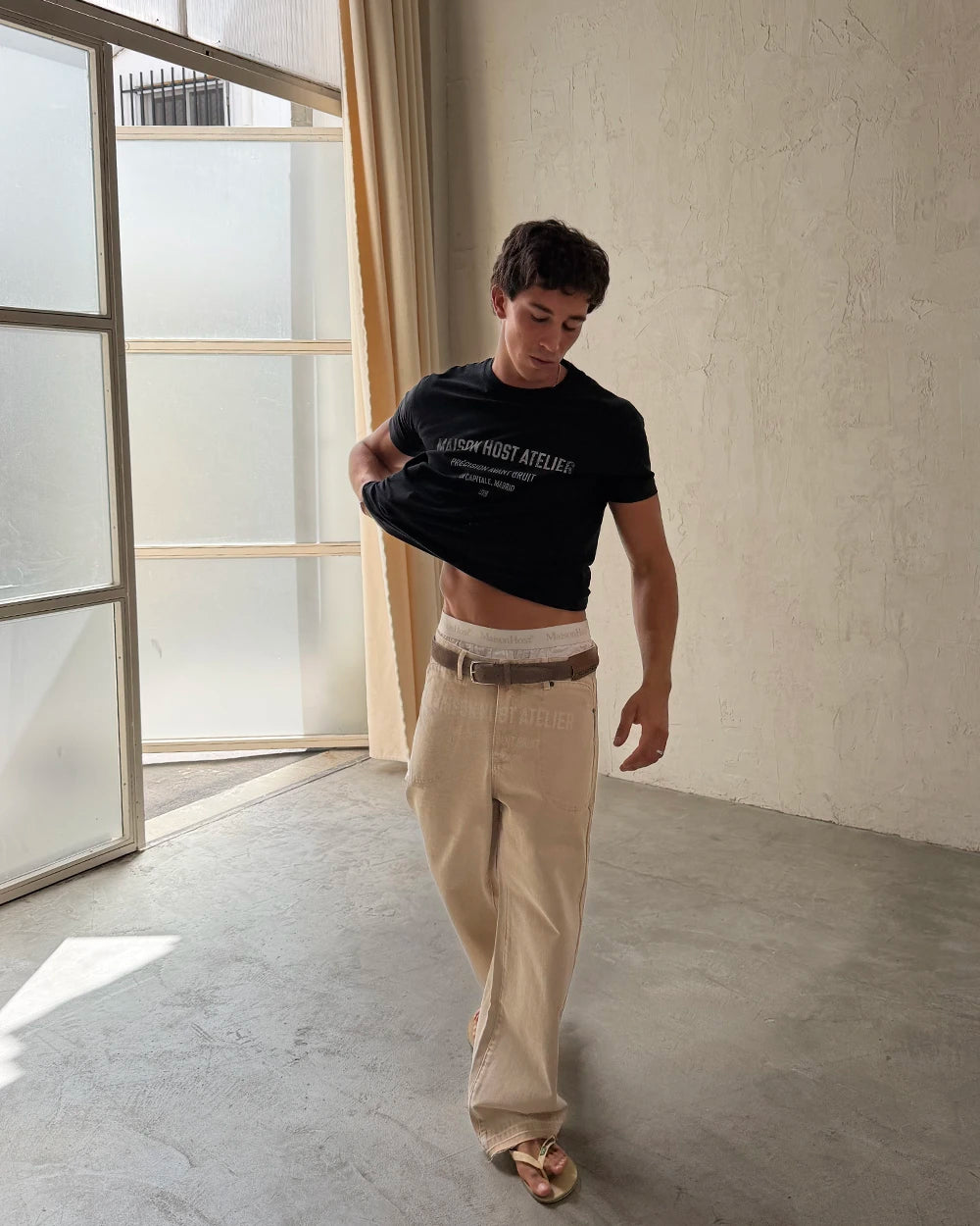 ATELIER SLIM TEE BLACK
