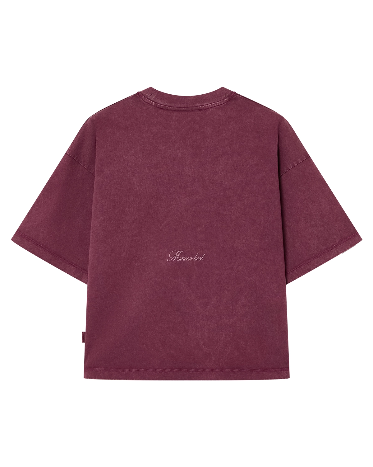 NEEDLE BURGUNDY TEE