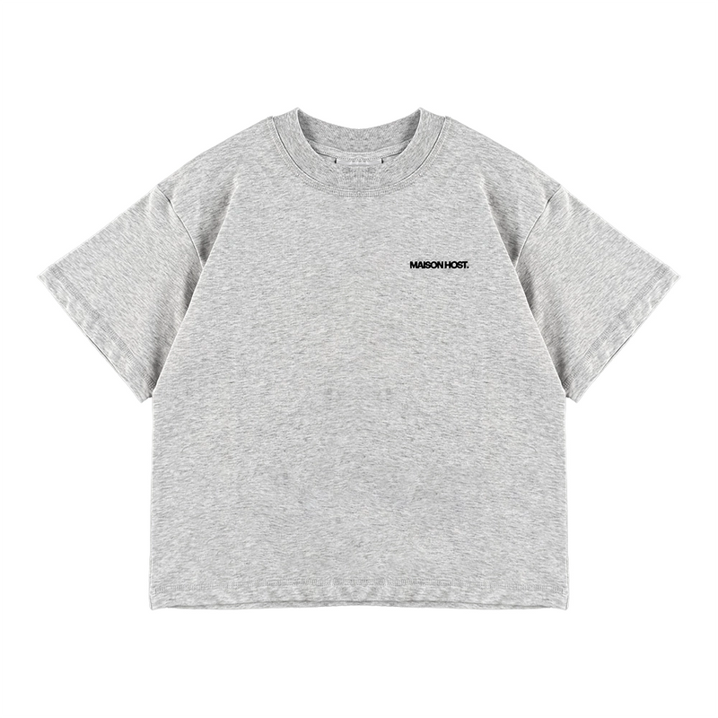BASIC GREY SLIM TEE