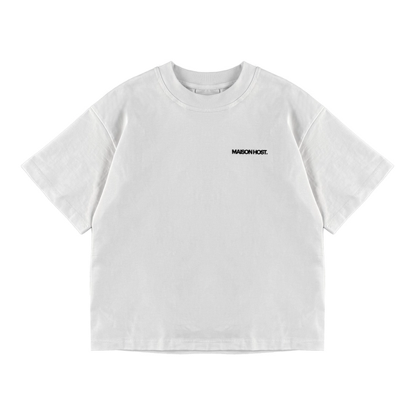 BASIC WHITE SLIM TEE