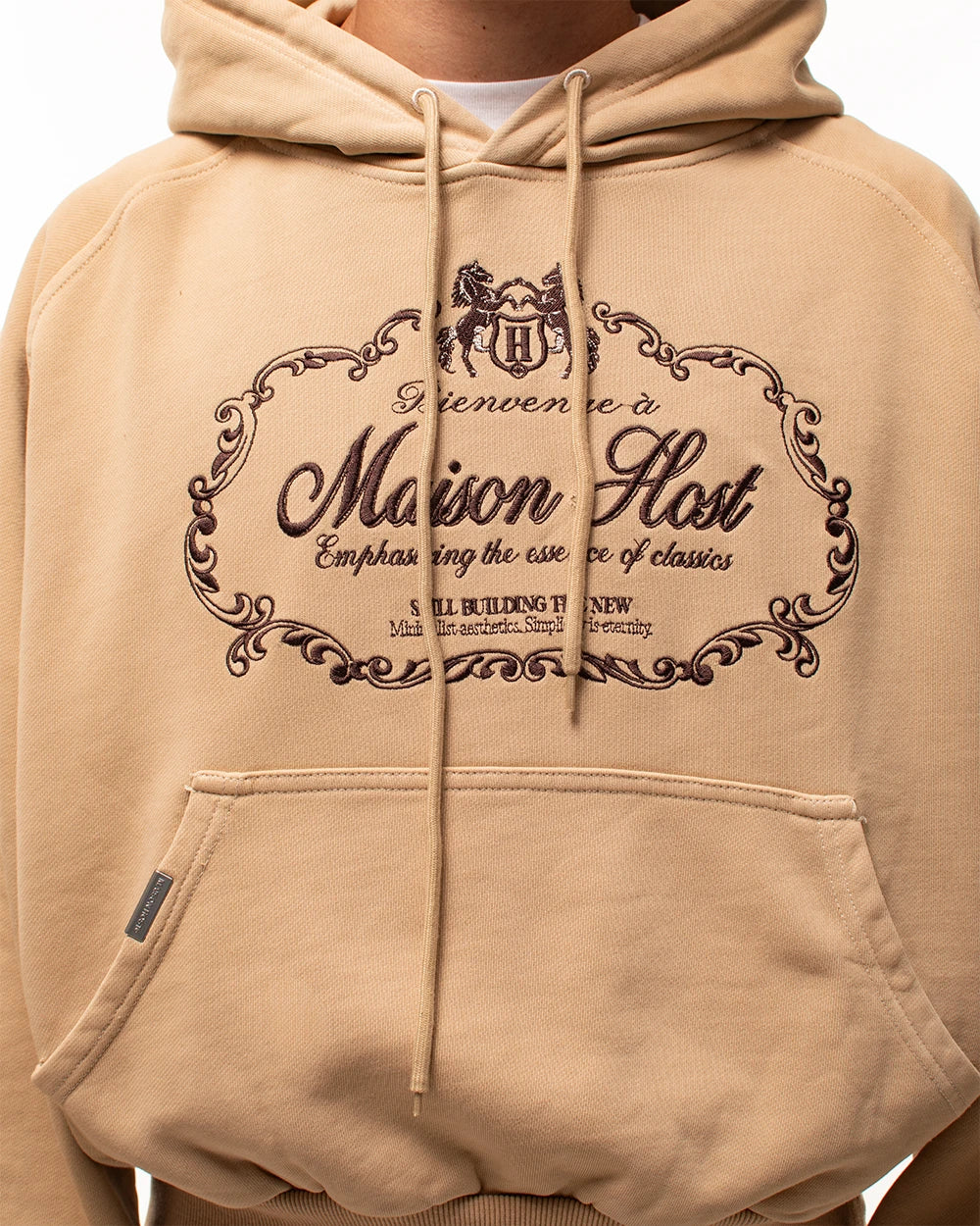 BIENVENUE HOODIE CAMEL