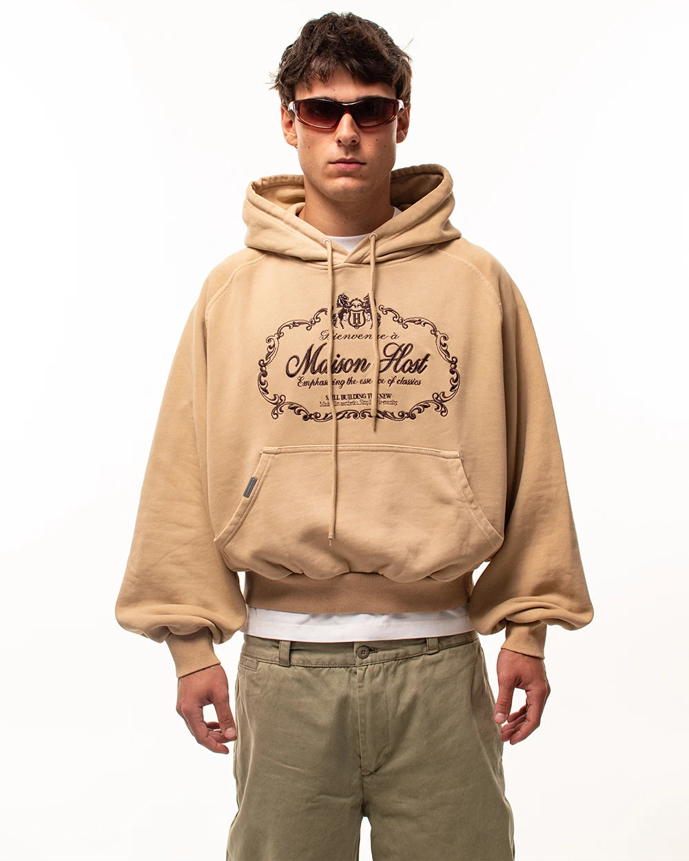 BIENVENUE HOODIE CAMEL