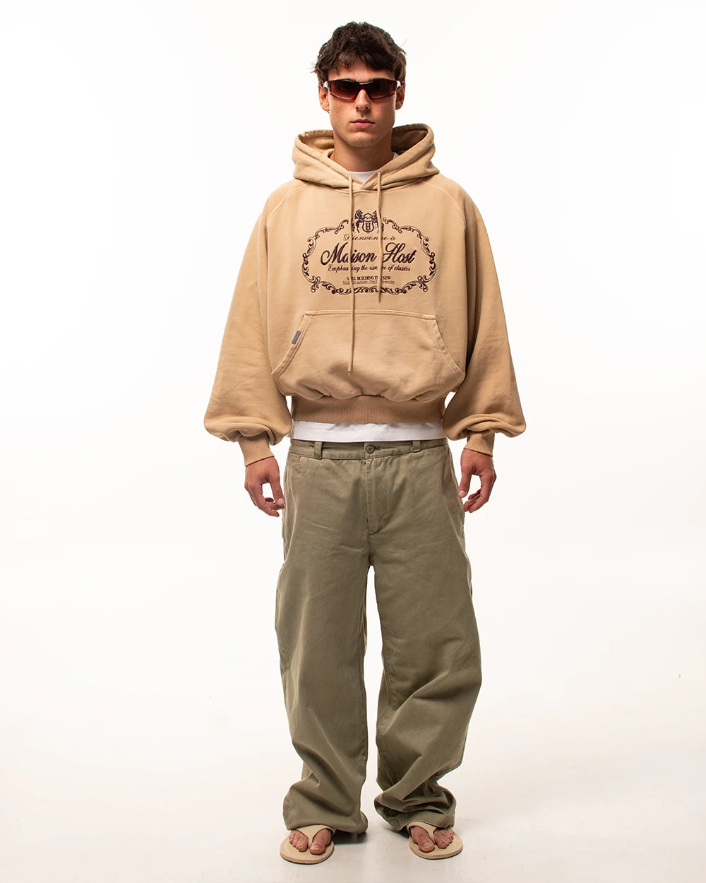 BIENVENUE HOODIE CAMEL