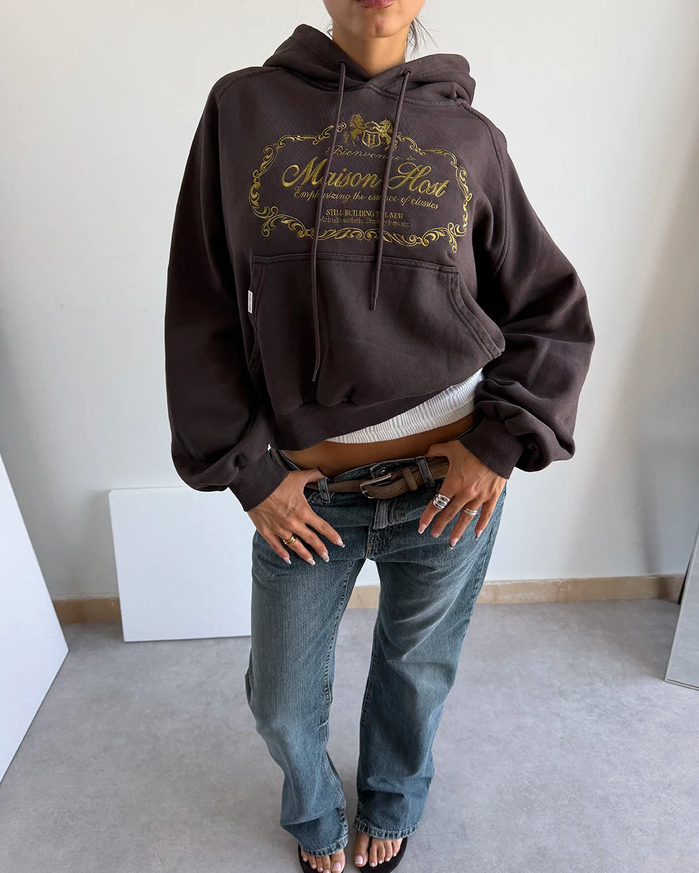 SUDADERA BIENVENUE CHOCOLATE
