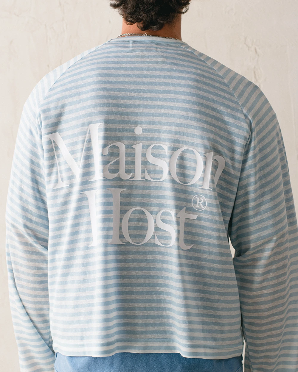 STRIPED RAG LONGSLEEVE BLUE