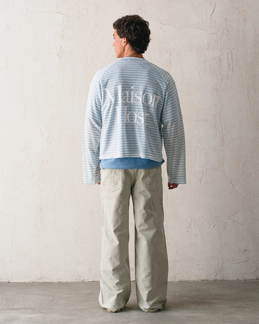 STRIPED RAG LONGSLEEVE BLUE
