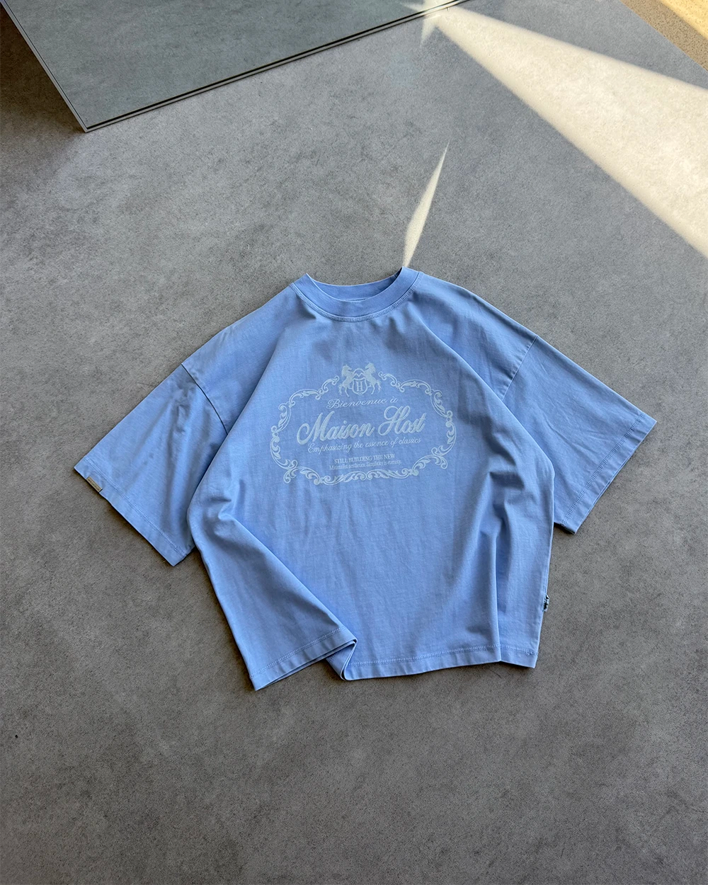 BIENVENUE BLUE TEE