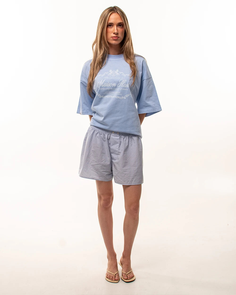 BIENVENUE BLUE TEE